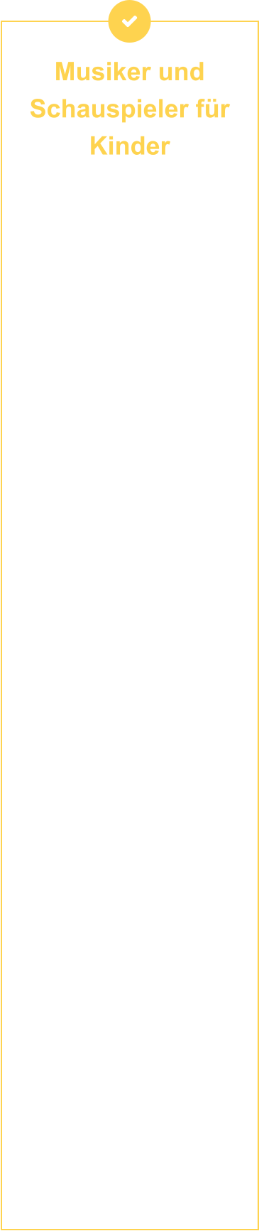 Musiker und Schauspieler für Kinder  Mit über 6.000 Aufführungen haben Andrea Peters & Thomas Birkigt bereits Millionen Zuschauer  begeistert und sich eine riesige Fangemeinde erspielt! Egal ob Kitas, Grundschulen oder Großevents  – ihre packenden Geschichten, humorvollen Charaktere und coole Live-Musik machen jede Aufführung  zum unvergesslichen Erlebnis.   Die KINDERLIEDBÜHNE lässt Geschichten lebendig werden, Musik spürbar erleben und macht Theater zu einem  echten Abenteuer – direkt in Kindergärten und Schulen. Ob mitreißendes Mitmachkonzert, fantasievolles  Theaterstück oder interaktive Liederreise: Hier entsteht Live-Zauber, der Kinder zum Staunen, Lachen  und Mitmachen einlädt.  Seit 1987 begeistern die beiden Musiker und Schauspieler kleine und große Zuhörer in ganz Deutschland.  Mit staatlicher Anerkennung als Musiker, pädagogischem Know-how und einem bunten Instrumentenrepertoire  verbinden sie Spielfreude, Humor und musikalische Qualität. Ihre Produktionen greifen Themen aus dem  Kinderalltag auf – mal festlich, mal frech, mal nachdenklich – und bleiben dabei immer kindgerecht,  warmherzig und voller Energie.  Dank ihrer langjährigen Erfahrung und kreativen Leidenschaft entstehen Momente, die weit über die Bühne  hinaus nachklingen und Kinder wie Erwachsene gleichermaßen verzaubern.